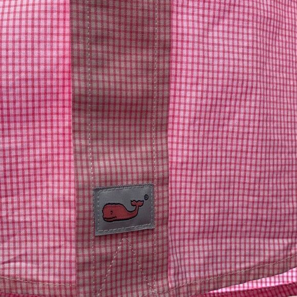 Vineyard Vines Long Sleeve Button Down Pink & White Size XS - Picture 6 of 6